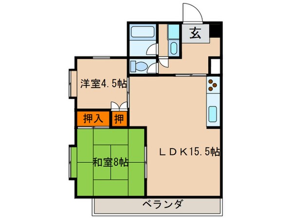 第１８オオタビルの物件間取画像